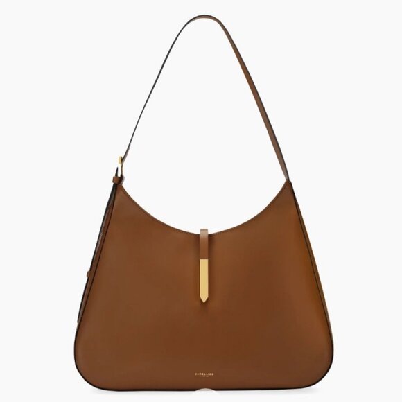 DeMellier Handbags - NWT - DeMellier Large Tokyo Leather Shoulder Bag Tan